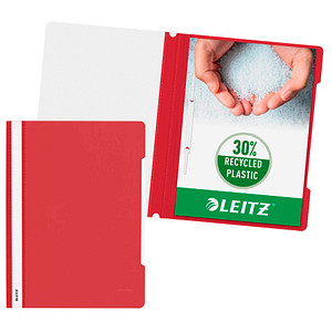 LEITZ Schnellhefter 4191 Kunststoff rot DIN A4