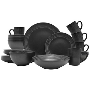 4260238060177 - Echtwerk Geschirrset Vintage BlackStyle schwarz 1 Set