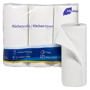4250016423690 - Küchenrollen 3-lagig 6 Rollen 4250016423690 - Küchenrollen 3-lagig 6 Rollen