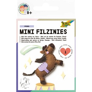 4001868104769 - Mini Filz-Nähset Filzinies 11-teilig Pferd