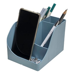 Exacompta Grau/Blau Schreibtisch Accessoire, Stifteköcher Pen Wave Autentik - Image 3