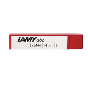 Lamy Druckbleistiftminen M 44, 19666, 6x graphit, 1,4mm, B 4014519196662 Lamy 6 Stück