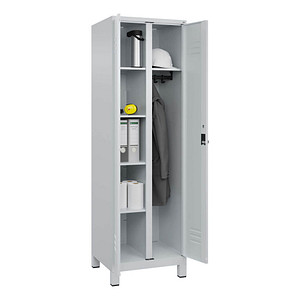 CP Spind Classic Plus lichtgrau 080610-20 S10009, 1 Schließfach 60,0 x 50,0 x 195,0 cm