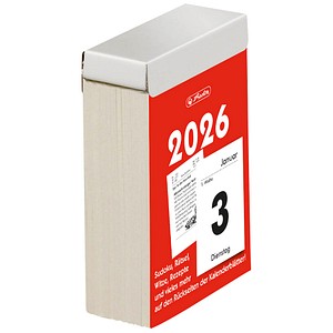 4008110431918 - herlitz Abreißkalender Größe 3 2026 4008110431918 - herlitz Abreißkalender Größe 3 2026