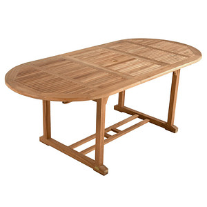4041908054609 - Gartentisch Solo braun oval 950 x 1600  2100 x 750 cm 4041908054609 Garden Pleasure