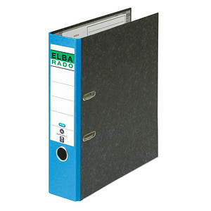 ELBA rado Wolkenmarmor Ordner blau marmoriert Karton 8,0 cm DIN A4, 1 St.