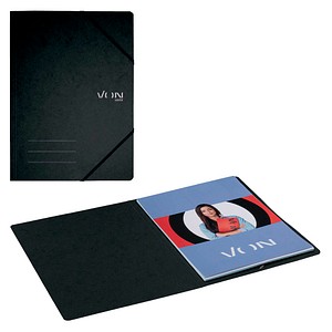 VON LEITZ Eckspanner DIN A4 schwarz, 1 St.