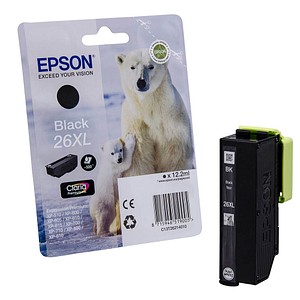 EPSON 26XL / T2621XL schwarz Tintenpatrone EPSON 26XL / T2621XL schwarz Tintenpatrone