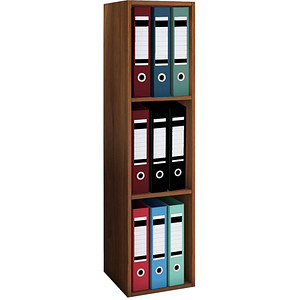 4051814312984 - Aktenregal Holz Büro Regal Bücher Ordner Aktenregal Offas 3f Gr 34 kern nussbaum B34cm H107cm T30cm Holzwerkstoff Holz Spanplatte Regale