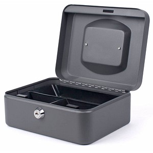 8717448011896 - Geldkassette 8011896 Größe 2 grau 200x160x90mm 8717448011896 Pavo
