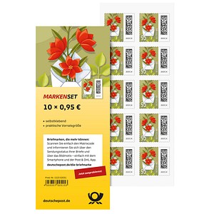4050357025153 - Porto ab 2025 095 € Briefmarken Blumenbrief selbstklebend 10 St 4050357025153 - Porto ab 2025 095 € Briefmarken Blumenbrief selbstklebend 10 St