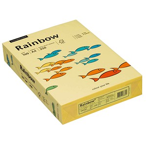 Rainbow Kopierpapier COLOURED PAPER gelb DIN A4 160 g/qm 250 Blatt Rainbow Kopierpapier COLOURED PAPER gelb DIN A4 160 g/qm 250 Blatt