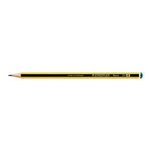 STAEDTLER Noris 120 Bleistift 2H schwarz/gelb, 1 St.