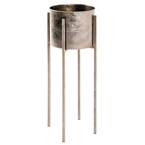 Image of HAKU Möbel Pflanzenständer Dona 1 Metall bronze rund 27,0 x 71,0 cm