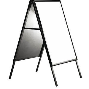 Kundenstopper Write On schwarz DIN A1