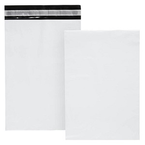 4250504568117 - Folienversandtaschen Super elastisch ohne Fenster weiß 4250504568117 100 Stück