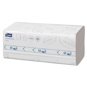 TORK Papierhandtücher 600454 Xpress® Compressed Soft H2 Interfold-Falzung 2-lagig 1.200 Tücher