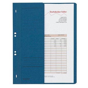 4002432306787 - AKTION LEITZ Ösenhefter 3740 Karton blau DIN A4 halber Deckel 1 St mit Prämie nach Registrierung