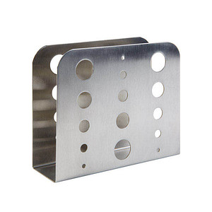 4004133117808 - APS Serviettenhalter Edelstahl matt poliert mit Lochmuster