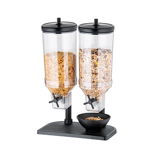APS Müslispender Duo Fresh & Easy schwarz 2 x 4,5  l 4004133118416 APS