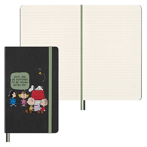 8056999277321 - Moleskine Peanuts Gruppe Notizbuch limitierte Ausgabe L A5 liniert fester Einband Grau