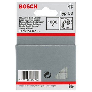 3165140004756 - AKTION 1000 BOSCH Tackerklammern Typ 53 8 mm mit Prämie nach Registrierung