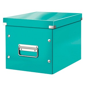 LEITZ Click & Store Aufbewahrungsbox 10,0 l eisblau 26,0 x 26,0 x 24,0 cm