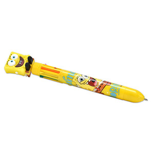 5056563713111 - Mehrfarben-Kugelschreiber SpongeBob - Stift gelb Schreibfarbe farbsortiert 5056563713111 BlueSky