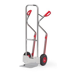 fetra Sackkarre A1330L tragfähig bis 200kg silber 32x25cm Aluminium