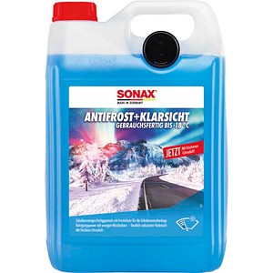 SONAX Frostschutzmittel Antifrost & Klarsicht Citrus Scheibenreiniger 5,0 l bis -18°C