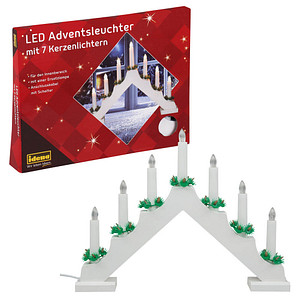 4002372818371 - Adventsleuchter LED Dekoleuchte weiß 4002372818371 Idena 4002372818371 - Adventsleuchter LED Dekoleuchte weiß 4002372818371 Idena