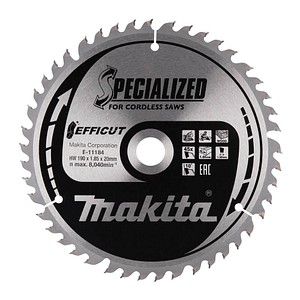 0088381581882 - E-11184 Kreissägeblatt 1900 mm 45 Zähne 0088381581882 Makita 0088381581882 - E-11184 Kreissägeblatt 1900 mm 45 Zähne 0088381581882 Makita