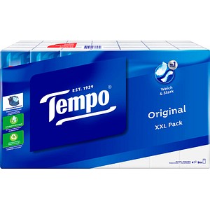 7322540786989 - Tempo Taschentücher 3 in 1 samtig weich 1 Packung à 56 x 10 Tücher