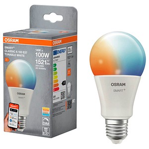 OSRAM LED-Lampe SMART+ MATTER Classic A100 E27 14 W matt, 1 St.