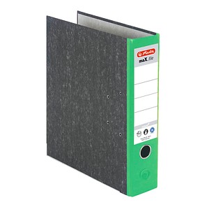 4008115171505 - Ordner herlitz maXfile nature DIN A4 Rückenschild geklebt Hartpappe Rückenbreite 80 mm grün 1 Stück 4008115171505 - Ordner herlitz maXfile nature DIN A4 Rückenschild geklebt Hartpappe Rückenbreite 80 mm grün 1 Stück