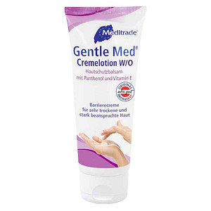 4250016461722 - Gentle Med® Cremelotion (W O) Barrierecreme und Hautschutzbalsam für sehr trockene und stark beanspruchte Haut 100 ml - Tube 4250016461722 - Gentle Med® Cremelotion (W O) Barrierecreme und Hautschutzbalsam für sehr trockene und stark beanspruchte Haut 100 ml - Tube