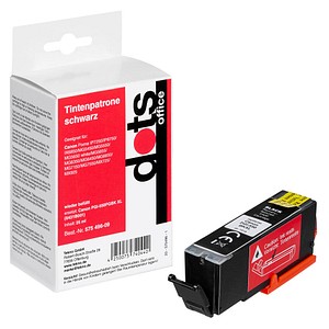 dots  schwarz Druckerpatrone kompatibel zu Canon PGI-550 XL PGBK