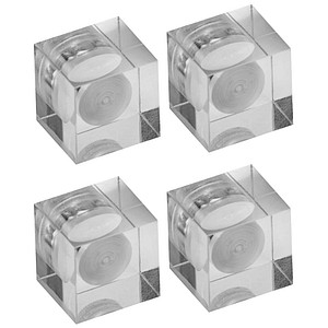 4002390094924 - MAUL Magnete grau Kunststoff 15x15x15 mm 4 St 4002390094924 - MAUL Magnete grau Kunststoff 15x15x15 mm 4 St