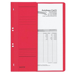 4002432306770 - Ösenhefter A4 250g Karton rot halber Vorderdeckel kaufmännische Heftung 4002432306770 Leitz 4002432306770 - Ösenhefter A4 250g Karton rot halber Vorderdeckel kaufmännische Heftung 4002432306770 Leitz