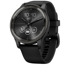 0753759309428 - Fitnessuhr GARMIN VIVOMOVE TREND Smartwatches schwarz (schwarz schiefergrau) Fitness-Tracker