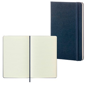 MOLESKINE Notizbuch Classic Collection fester Einband ca. DIN A5 liniert, saphir Hardcover 240 Seiten, 1 St.