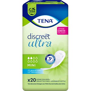 7322541083087 - TENA Slipeinlagen discreet ultra MINI für Slip 20 St
