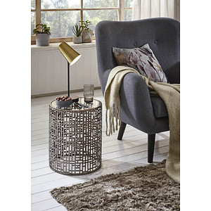4001070182524 - Beistelltisch Glas bronze 380 x 380 x 450 cm 4001070182524 HAKU Möbel
