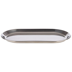 4004133301498 - Tablett KAFFEEHAUS silber oval 300 x 155 cm