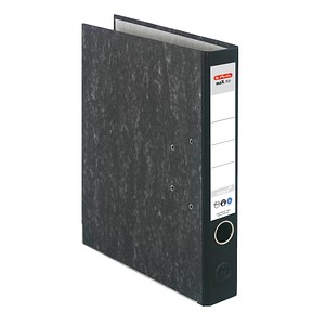4008115141805 - Ordner herlitz maXfile nature DIN A4 Rückenschild geklebt Hartpappe Rückenbreite 50 mm schwarz 1 Stück