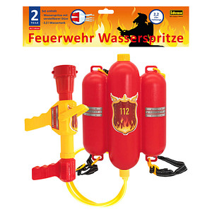 Idena Wasserpistole Feuerwehr  rot