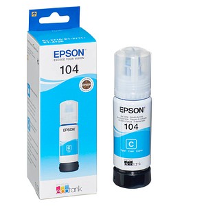 Epson Original 104 / C13t00p240 Tintenflasche Cyan - Image 2