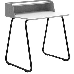 4049694005515 - Sekretär secretair home SH10WS-RE051 91cm (H) 824x612cm (BxT) rechteckig weiß   Schwarz 4049694005515 Sedus