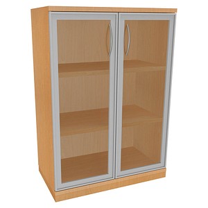 Sidney Aktenschrank Glas/buche