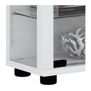 4051814336898 - Glasvitrine stehend Vitrine Glas mit ESG-Sicherheitsglas Maße ca H 90 x B 59 x T 18 cm Standvitrine Glas Modern und platzsparend Glas Vitrinenschrank – Lumo Mini